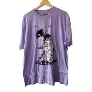 Crunchy Roll Shirt - Yu Yu Hakusho Ghost Files Purple Short Sleeve T-Shirt  XL